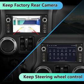 EagleNav backup camera and 360° view ready for safer parking.