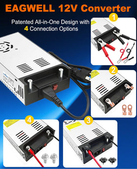 EAGWELL aluminum housing detail showing durable build and improved heat dissipation