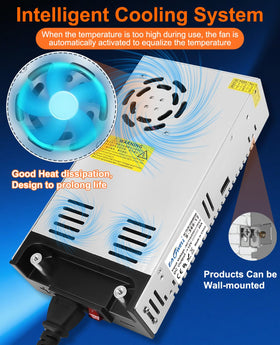 EAGWELL thermal fan and venting illustrating quiet active cooling benefit