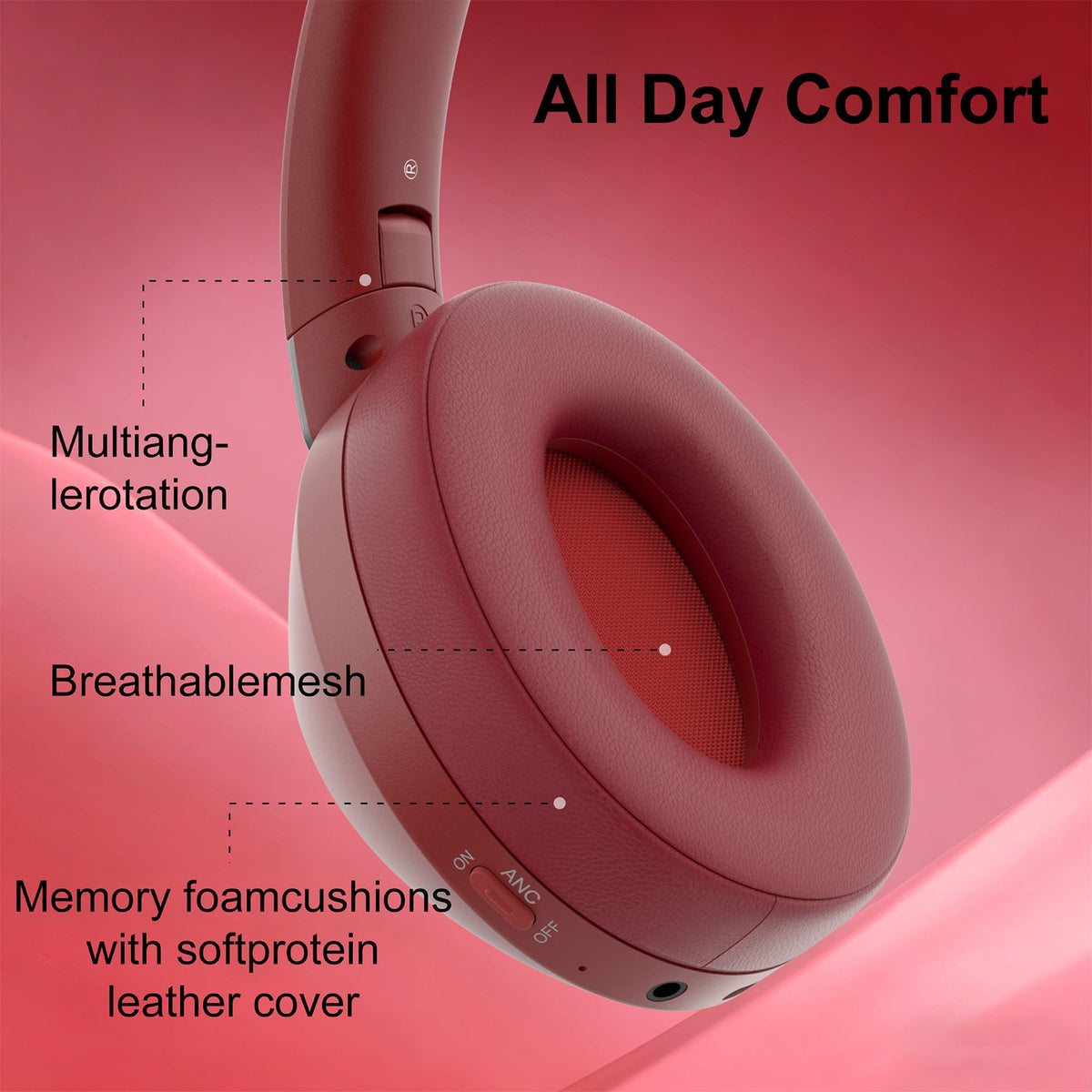 EAORUL in-use commuter setting blocking noise for focused listening benefit