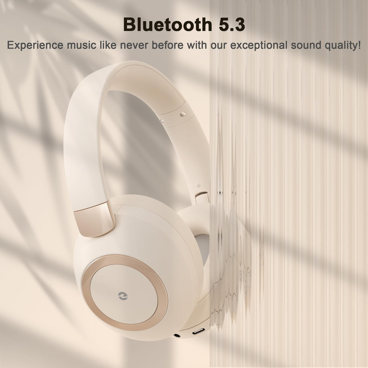 EAORUL plugged with 3.5mm cable for wired listening when battery low