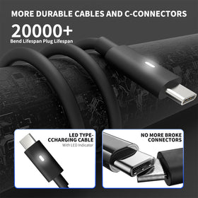 EAOYHGB 130W USB-C charger for Dell 2-in-1 Precision 5530 compact and efficient