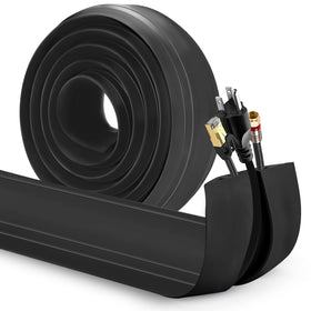 Eapele cord cover 4ft long keeps cables organized and reduces trip risk.