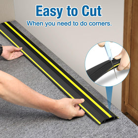 Eapele cord cover easy-cut design lets you fit any space.