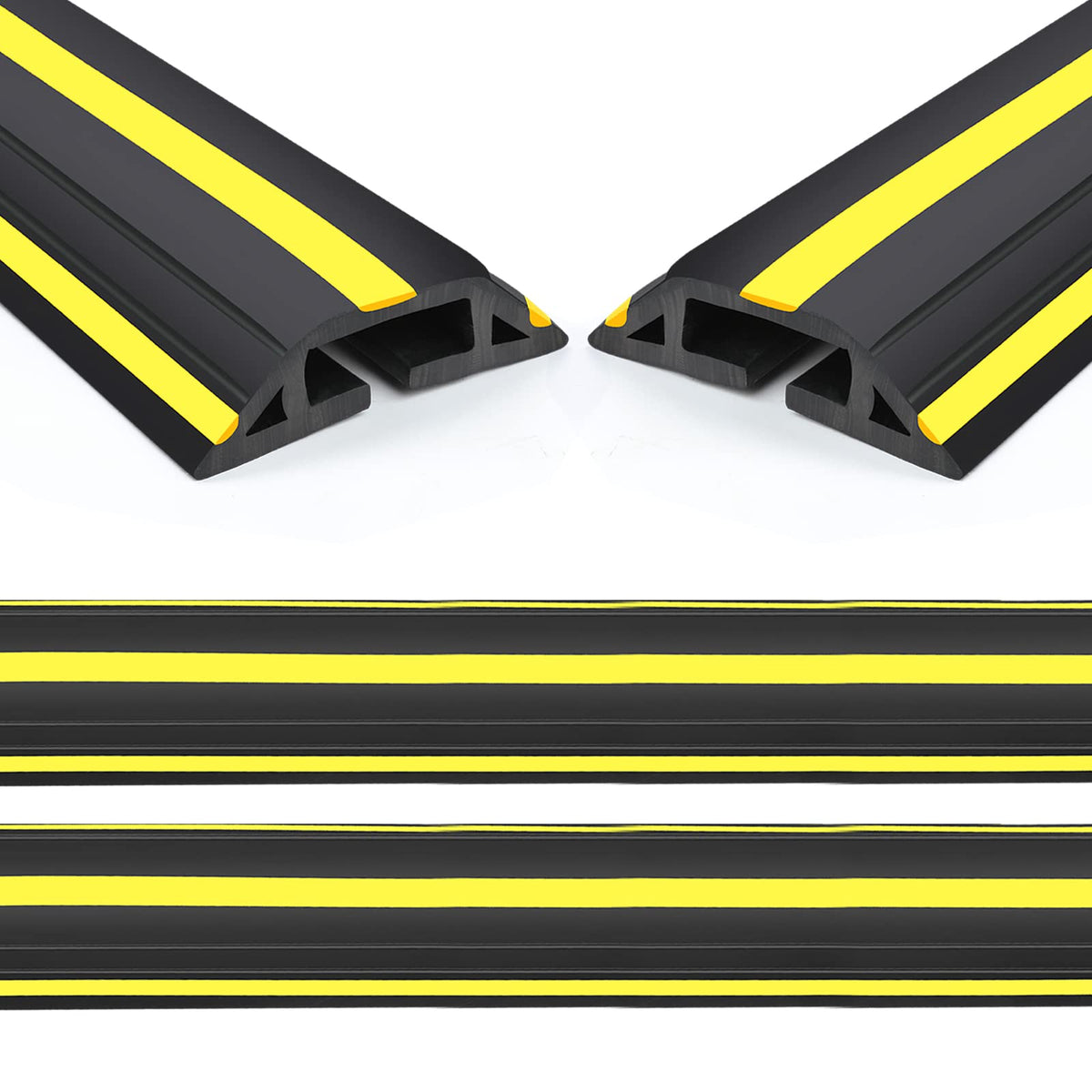 Eapele floor cable cover 10ft protects cords and reduces trip hazards.