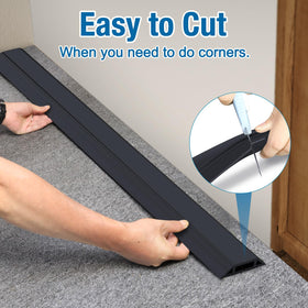 Eapele floor cord cover outdoors on a sidewalk in use