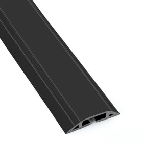 Eapele front view of black 6.5 ft cord cover showing clean packaging and benefits