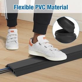 Eapele indoor-outdoor cord protector for versatile home or work setups.