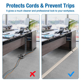Eapele rolled and unrolled showing storage convenience and easy deployment benefit