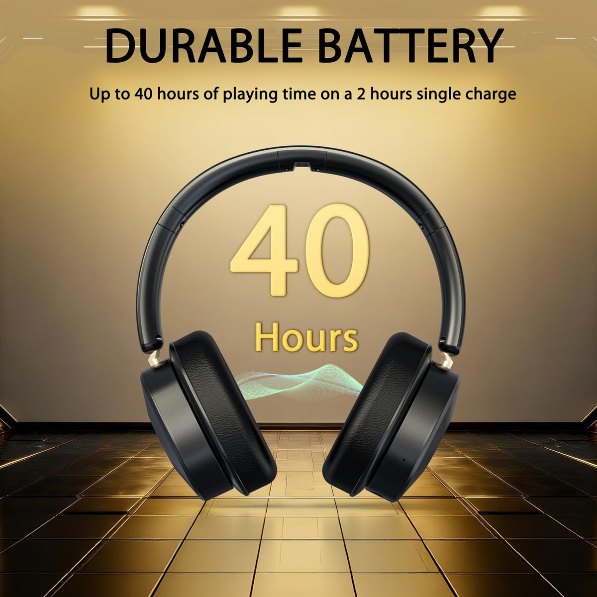 Earbay headphones in charging dock close-up highlighting compact design