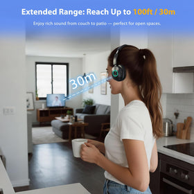 Earbay ultra-low latency headphones ensure near-instant audio with smooth action scenes.