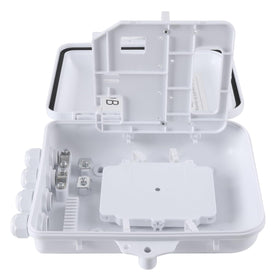 Eardion FTTH box open cover for easy wiring access and maintenance