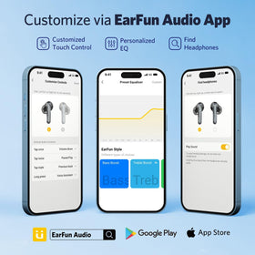 EarFun Air 2 packaging with included tips and USB-C cable for out-of-box setup