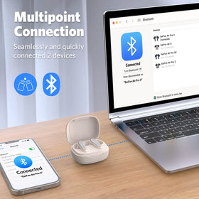 QuietSmart ANC mode on EarFun Air Pro 3 reduces ambient noise effectively