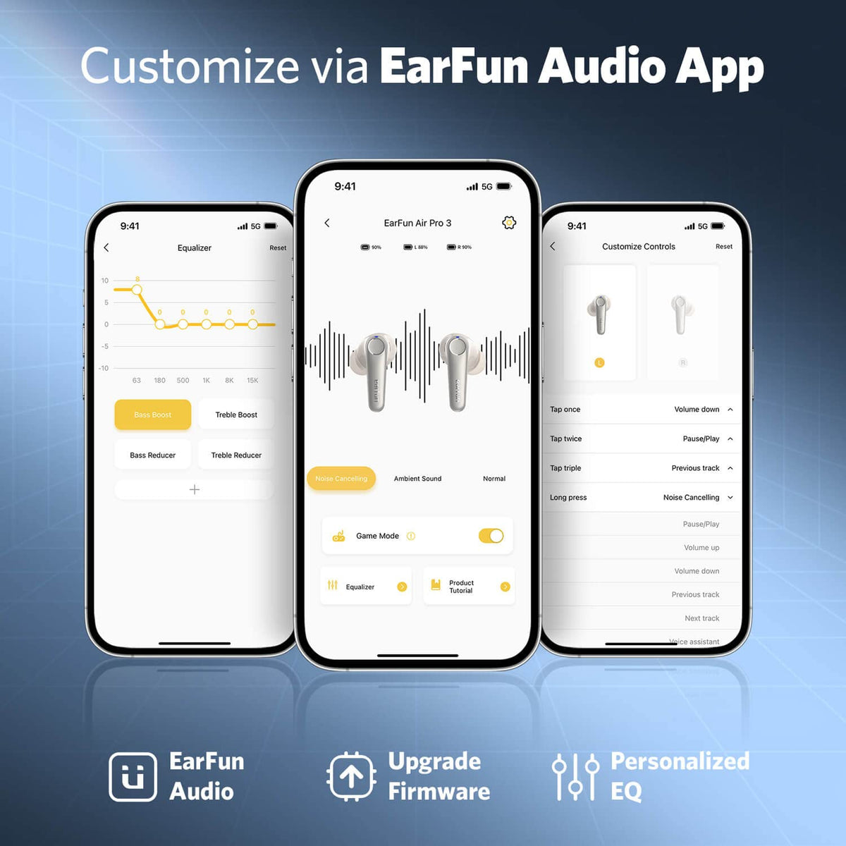 Multipoint connection on EarFun Air Pro 3 for seamless pairing with two devices