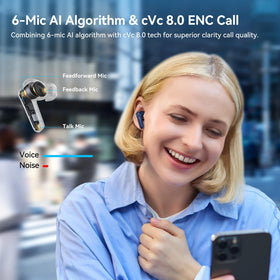 EarFun Air Pro 4 with Bluetooth 5.4 and multipoint connection.