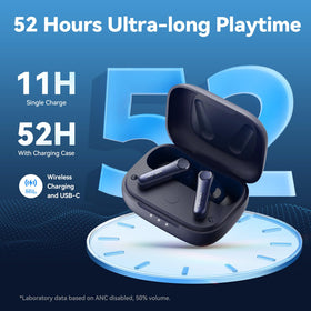 LDAC Hi-Res audio support in EarFun Air Pro 4 for high fidelity playback.
