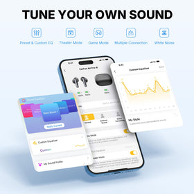 EarFun Air Pro 4i multipoint connection enabling seamless device switching.
