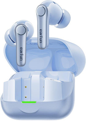 EarFun Air Pro 4+ case blue: compact charging companion for on-the-go listening
