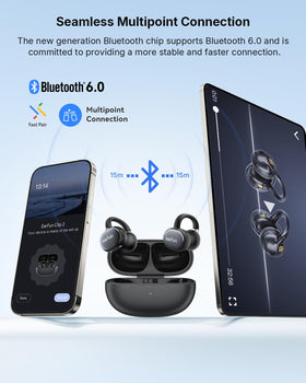 EarFun Clip 2 ip55 water-dust resistance protects against sweat and rain.