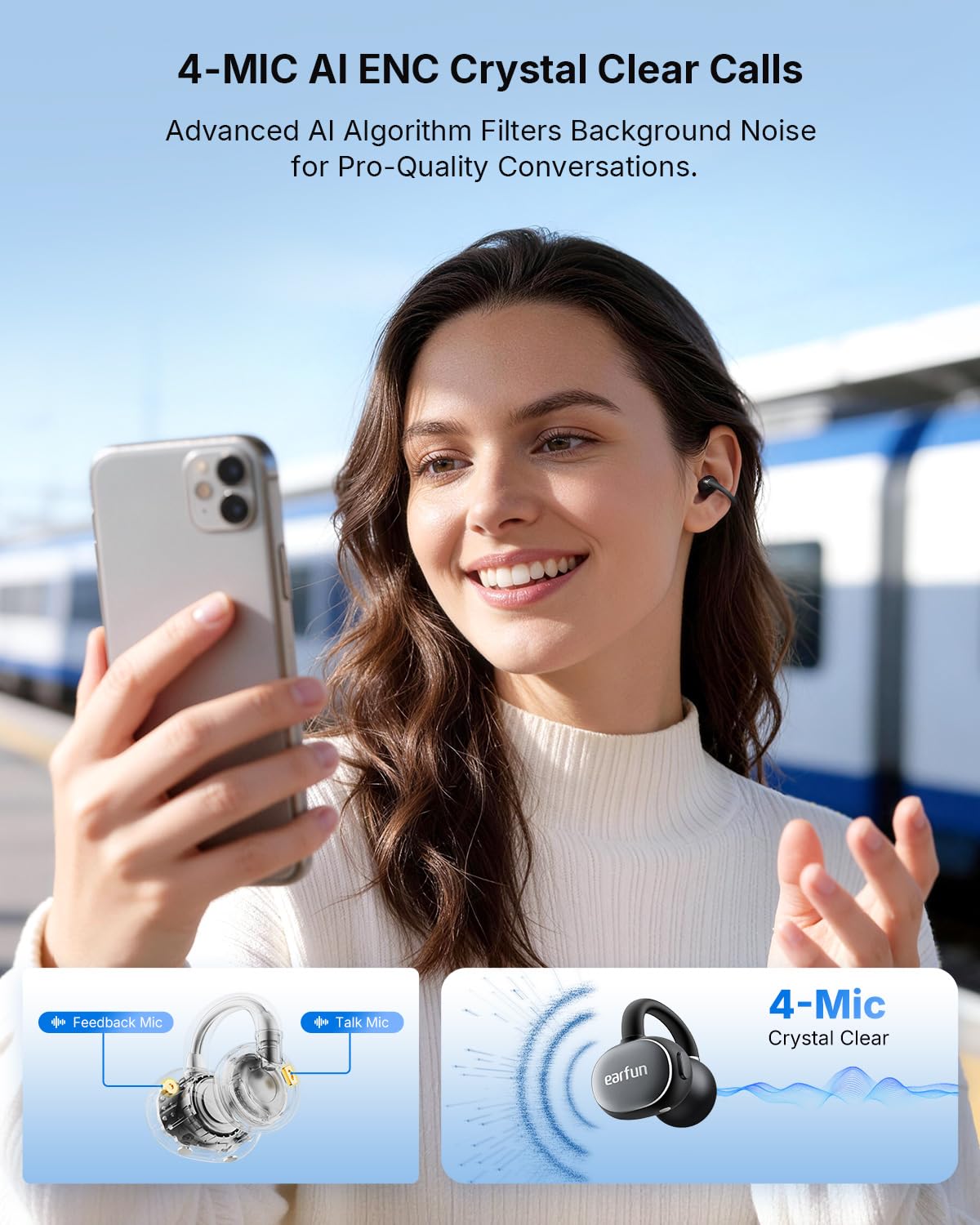 EarFun Clip 2 ldac-hi-res-audio shows high-fidelity sound with deep details.