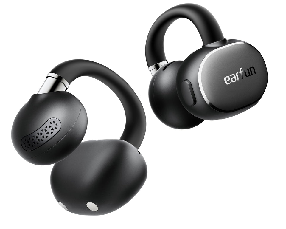 EarFun Clip 2 open-ear design for secure, comfortable listening during workouts.
