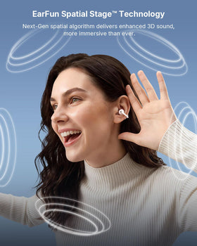 EarFun Clip 2 physical buttons provide reliable control during workouts.