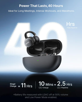 EarFun Clip 2 real-time-translation across 100 languages via the app.