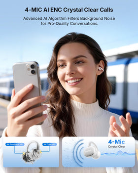 EarFun Clip 2 real-time translation supports 100+ languages via app.