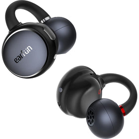 EarFun Clip-on design close-up shows secure fit and soft silicone comfort.