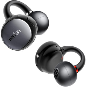 EarFun Clip Open Earbuds shown with clip-on design for secure comfort during activity