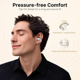EarFun Clip Open Earbuds delivering Hi-Res LDAC audio with deep bass