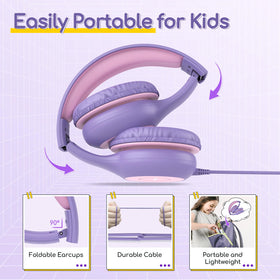 Wide 3.5mm compatibility with tablets and PCs for school use.
