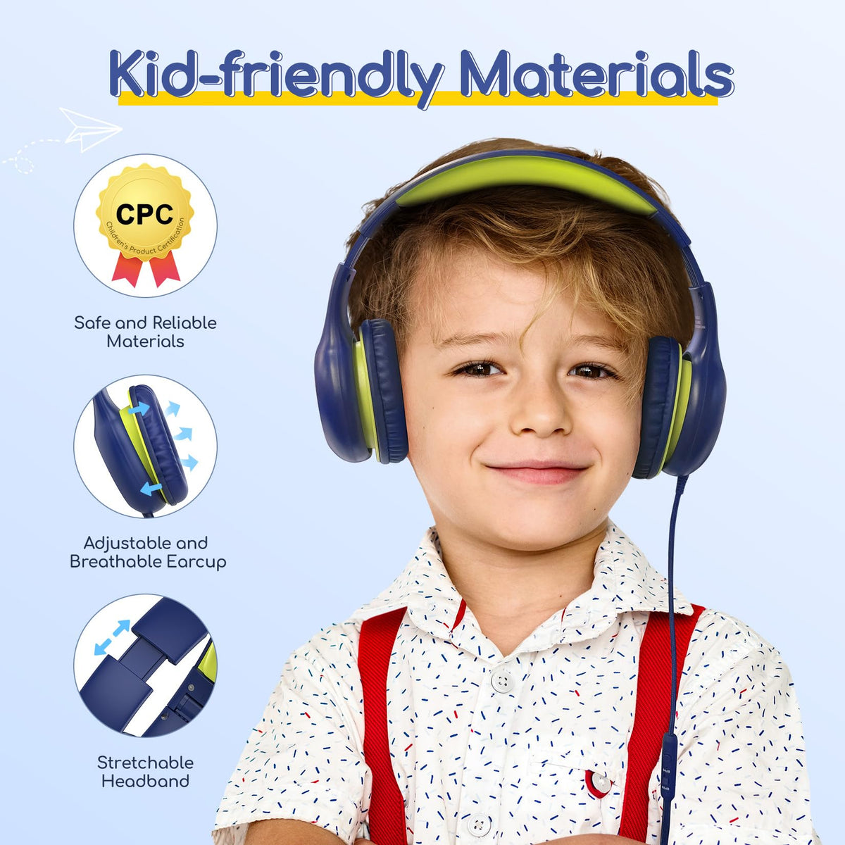 40mm driver EarFun K1 delivers clear stereo sound and vibrant bass.