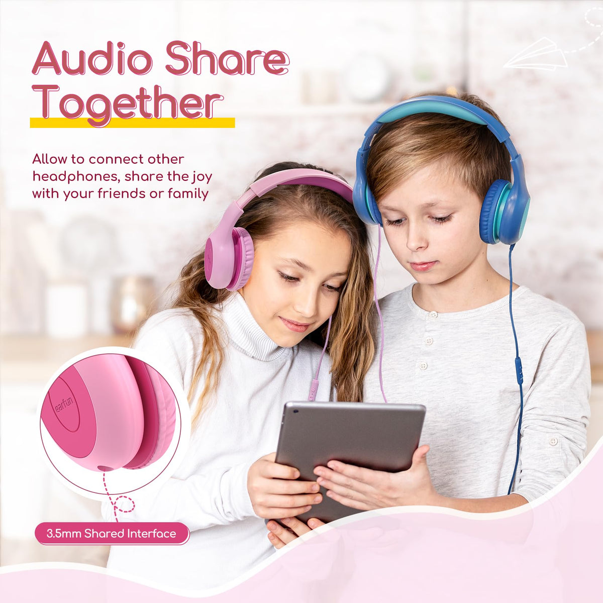 Sturdy EarFun K1 build withstands daily kid use and occasional drops.