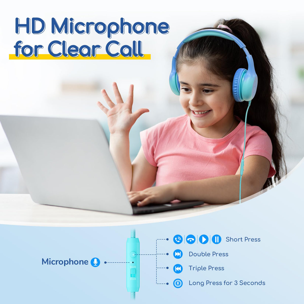 EarFun K1 foldable design fits backpacks for travel to school.