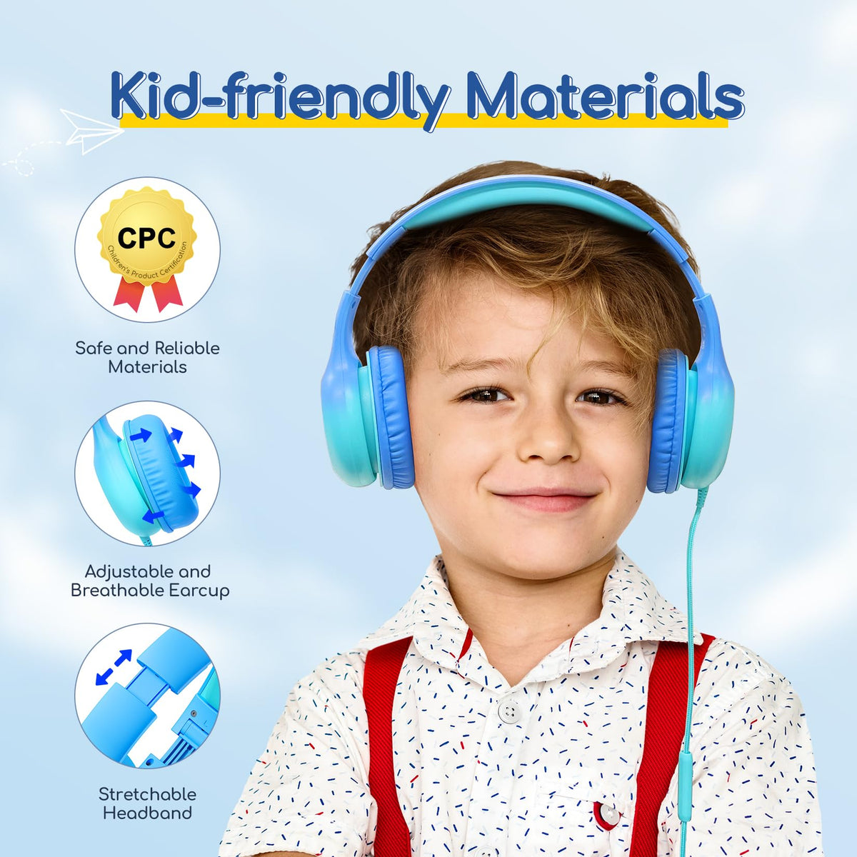 EarFun K1 inline microphone and controls for seamless learning calls.