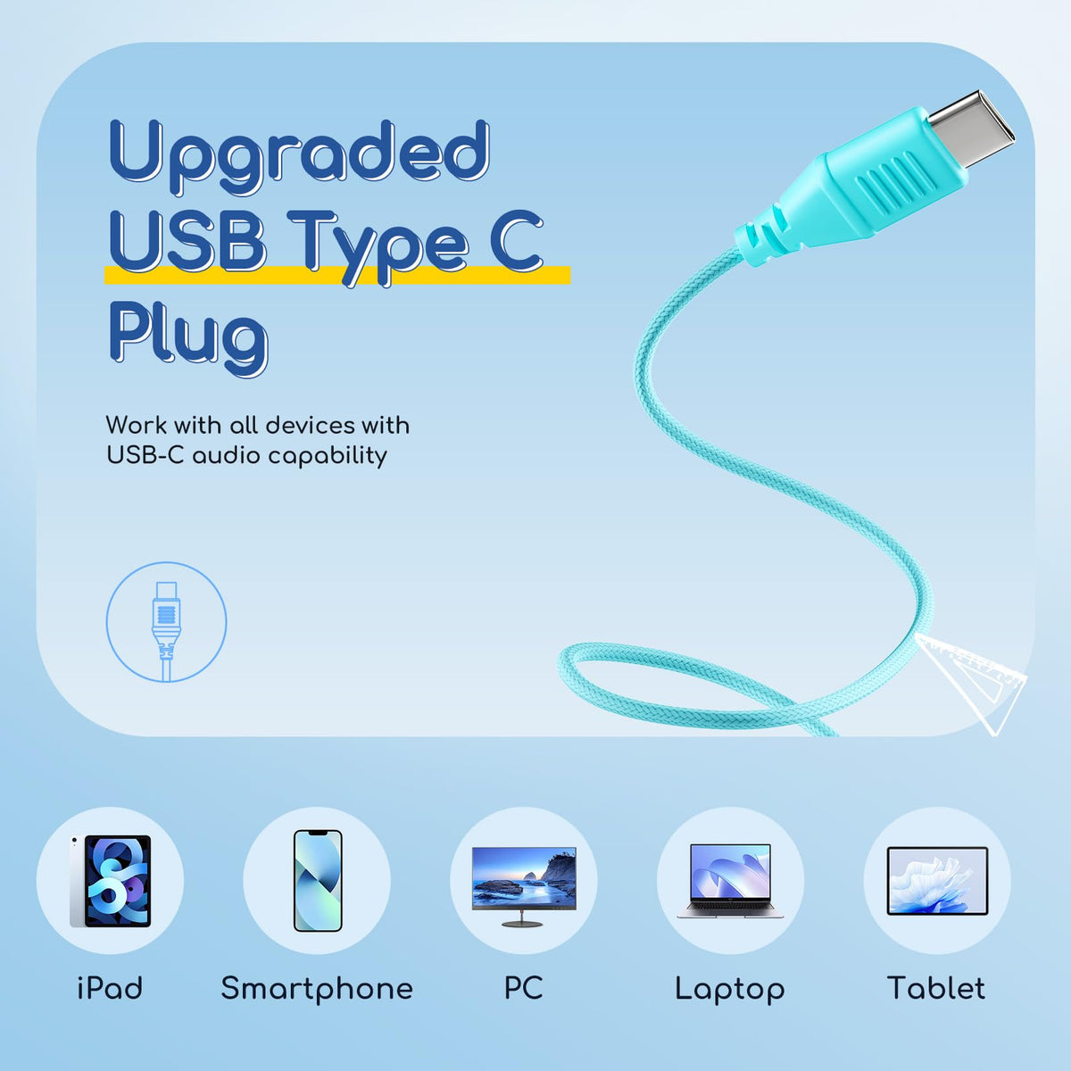EarFun K1 shareport 3.5mm lets peers listen together without a splitter.