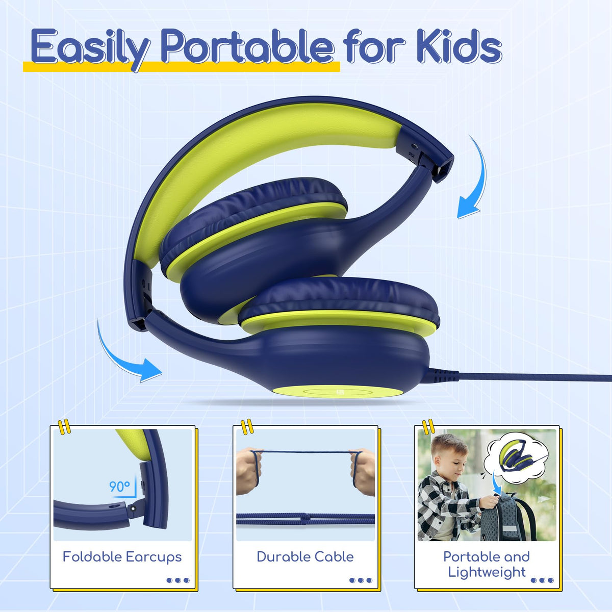 EarFun K1 headphones compatible with tablets and Chromebooks for learning on the go.