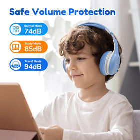 EarFun K2 Kids memory foam earpad closeup for comfortable wear