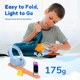 EarFun K2 Kids in travel setting showing durable, kid-friendly use