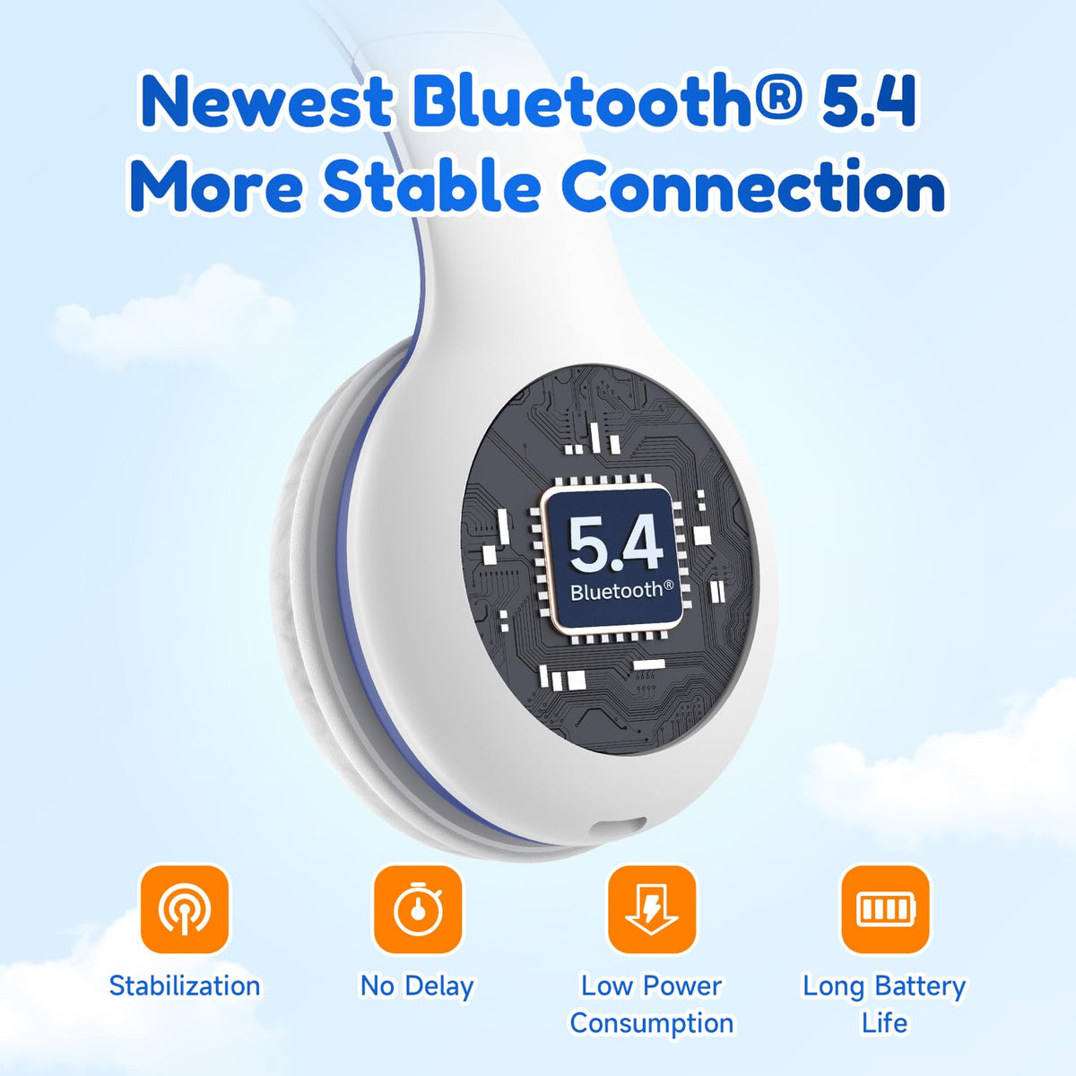 EarFun K2 next to a child’s hand to show compact size and kid-friendly scale
