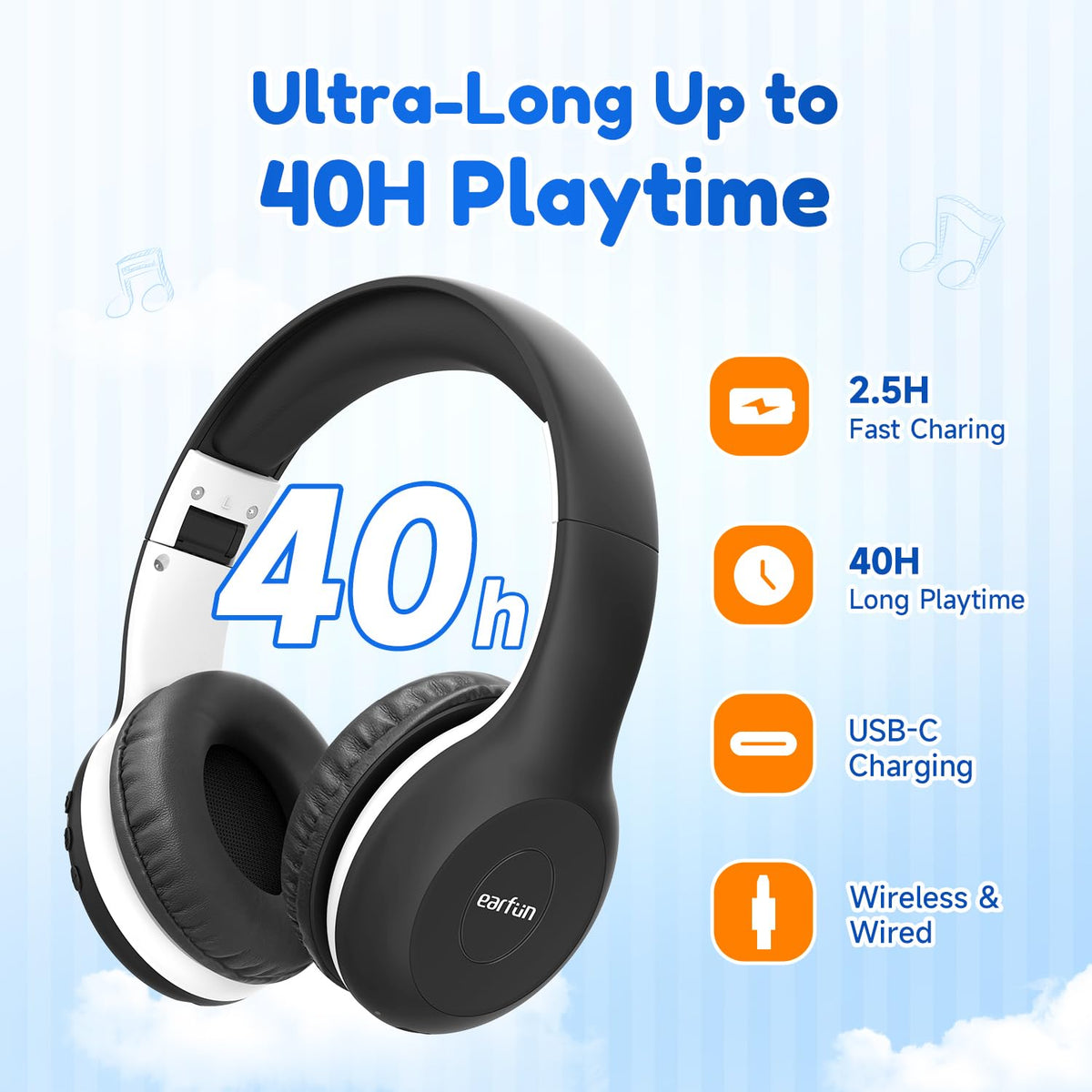 EarFun K2 USB-C charging port close-up showing fast recharge convenience