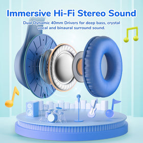 EarFun K3 with 40mm dynamic driver delivers rich sound for kids.
