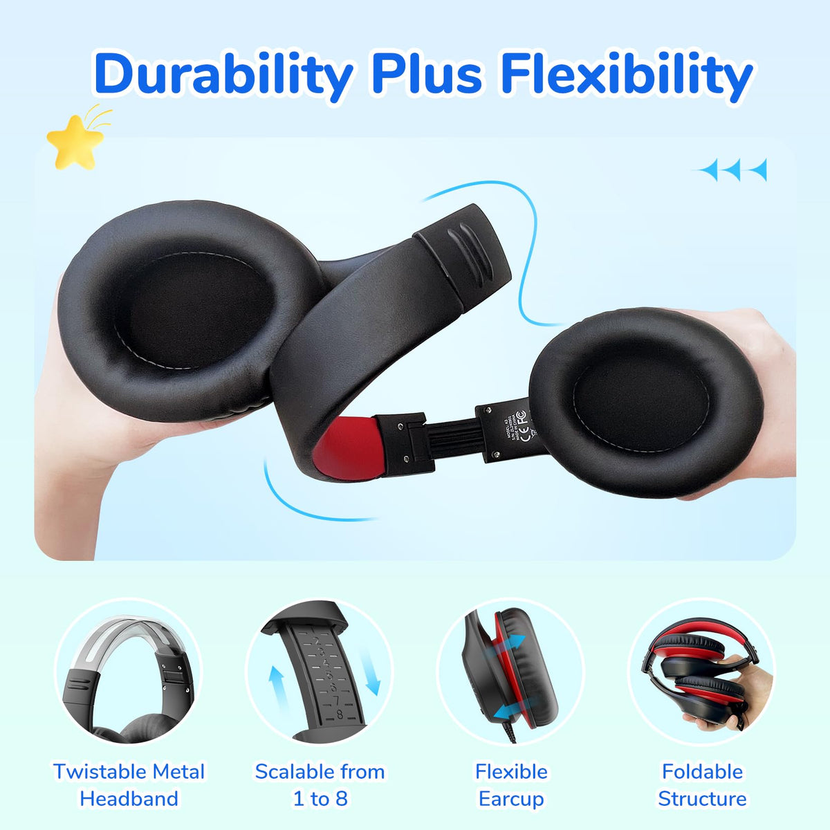 EarFun K3 durable, kid-friendly design for daily use.