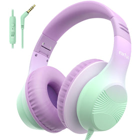 EarFun K3 kids headphones folded, compact travel-ready design with cushioned comfort.
