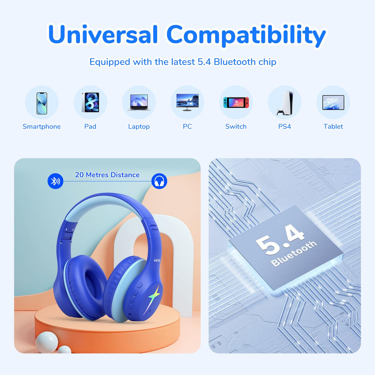 EarFun K4 3.5mm wired option allows uninterrupted music if battery runs out
