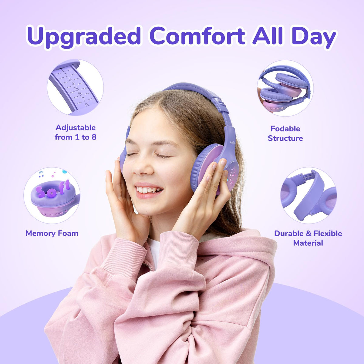 EarFun K4 Kids 90h playtime keeps kids entertained on long trips