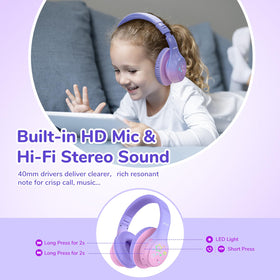EarFun K4 Kids built-in mic enables clear calls during group projects and online classes