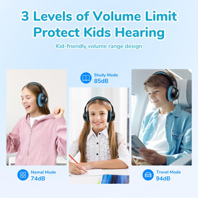 EarFun K4 volume limiter protects young ears during learning and play.